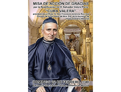 Imagen de Misa de Acción de Gracias por la Beatificación de D. Salvador Valera Parra Cura Valera