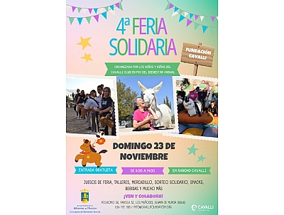 4ª FERIA SOLIDARIA DE LA FUNDACIÓN CAVALLI 4ª FERIA SOLIDARIA DE LA FUNDACIÓN CAVALLI