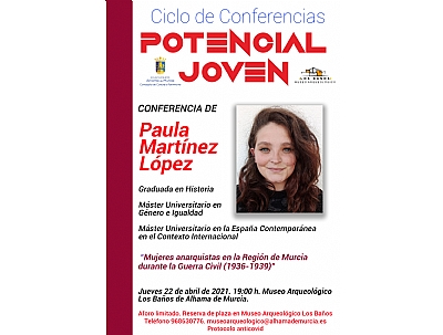 CICLO DE CONFERENCIAS POTENCIAL JOVEN: PAULA MARTÍNEZ CICLO DE CONFERENCIAS POTENCIAL JOVEN: PAULA MARTÍNEZ