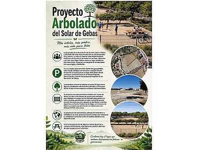FIESTAS DE GEBAS 2026: EXPOSICIÓN/ PRESENTACIÓN DEL PROYECTO ARBOLADO DEL SOLAR DE GEBAS