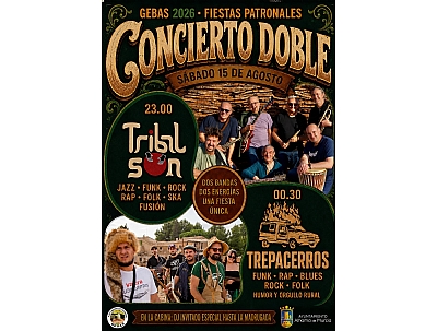 FIESTAS DE GEBAS 2026: GRAN CONCIERTO POR TRIBAL SON