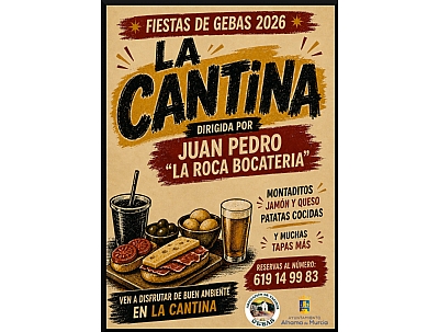 FIESTAS DE GEBAS 2026: SERVICIO DE CANTINA