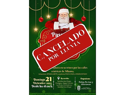 ATENCIÓN, CANCELADO -->NAVIDAD 2025: PASACALLES DE PAPÁ NOEL