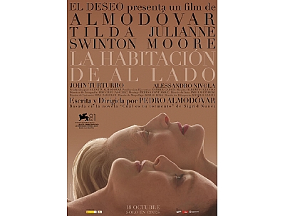 CINE: LA HABITACIÓN DE AL LADO de Pedro Almodóvar