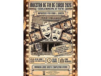 ESCUELA MUNICIPAL DE TEATRO: MUESTRA FIN DE CURSO 2026