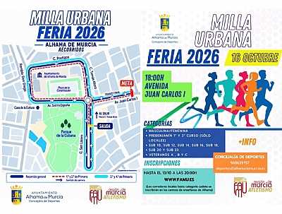 XVIII MILLA URBANA FERIA DE ALHAMA 2026 XVIII MILLA URBANA FERIA DE ALHAMA 2026