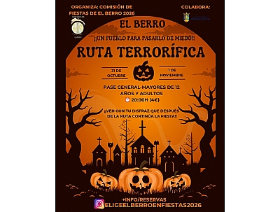 HALLOWEEN EN EL BERRO: RUTA TERRORÍFICA