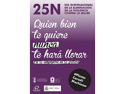 Acto institucional de puesta del lazo simbólico contra la violencia machista Acto institucional de puesta del lazo simbólico contra la violencia machista