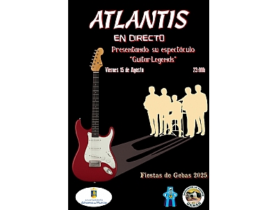FIESTAS DE GEBAS 2025: ATLANTIS en directo presentando su espectáculo FIESTAS DE GEBAS 2025: ATLANTIS en directo presentando su espectáculo