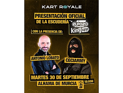FERIA 2025: ElPozo King Upp presenta su escudería para Kart Royale