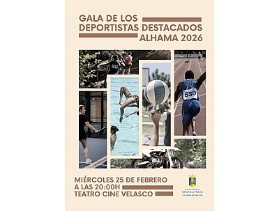 GALA DE LOS DEPORTISTAS DESTACADOS ALHAMA 2026 Imagen de GALA DE LOS DEPORTISTAS DESTACADOS ALHAMA 2026