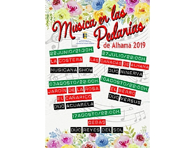 Música en las Pedanías de Alhama 2019 Música en las Pedanías de Alhama 2019