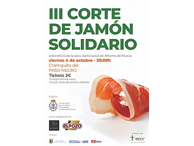 FERIA 2019: III Corte solidario de jamón FERIA 2019: III Corte solidario de jamón