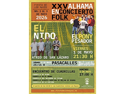 MAYOS 2026: XXV Alhama en Concierto Folk