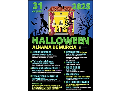 HALLOWEEN EN ALHAMA: Exposición de carrozas terroríficas