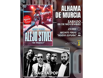 Conciertos de NACHA POP y ALEJO STIVEL Conciertos de NACHA POP y ALEJO STIVEL