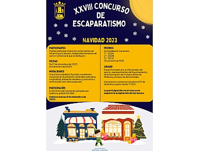 NAVIDAD 2023: VISITA DEL JURADO A LOS COMERCIOS INSCRITOS EN EL XXVIII CONCURSO DE ESCAPARATISMO DE NAVIDAD