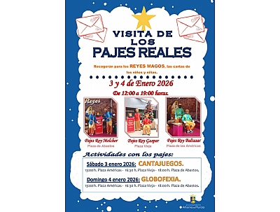 NAVIDAD 2025: Los Pajes Reales recogerán las Cartas dirigidas a los Reyes Magos