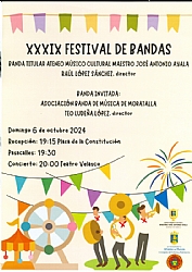 FERIA 2024: XXXIX FESTIVAL DE BANDAS DE MÚSICA, Recepción de las Bandas.