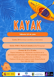VERANO JOVEN: KAYAK DE MAR