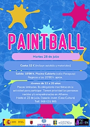 VERANO JOVEN: PAINTBALL