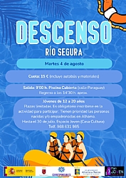 VERANO JOVEN: DESCENT OF THE SEGURA RIVER