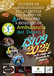 FIESTAS Bº DE LOS DOLORES 2024: Corte de jamón solidario