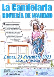 NAVIDAD 2023: BAJADA DE LA IMAGEN DE LA VIRGEN DE LA CANDELARIA