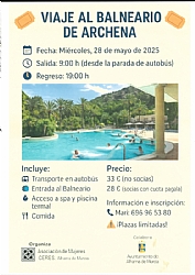 VIAJE AL BALNEARIO DE ARCHENA