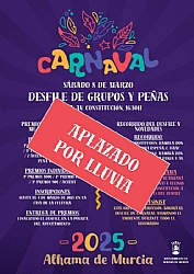 ¡ATENCIÓN, APLAZADO! CARNAVAL 2025: 