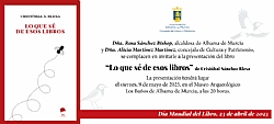 WORLD BOOK DAY. Presentation of the book 
