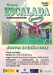 VERANO JOVEN 2025: TALLER DE ESCALADA