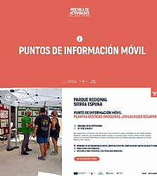 MOCHILA DE ACTIVIDADES-PUNTO DE INFORMACIÓN MÓVIL: Plantas exóticas invasoras ¡No las dejes escapar!