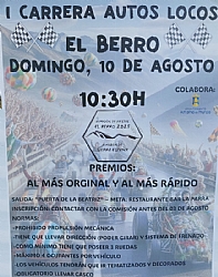 FIESTAS IN EL BERRO 2025:  1st Edition Berreños Crazy Cars Championship