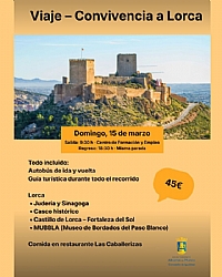 8M INTERNATIONAL WOMEN´S DAY: DAY TRIP TO LORCA