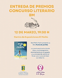 8M INTERNATIONAL WOMEN´S DAY: AWARD CEREMONY FOR THE LITERARY COMPETITION 