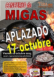 APLAZADO--> FERIA 2025: CONCURSO DE MIGAS