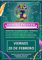 CARNAVAL 2026: DESFILE INFANTIL