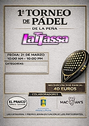1º TORNEO DE PÁDEL DE LA PEÑA LA TTASSA