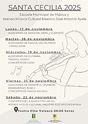 SANTA CECILIA 2025: AUDICIONES