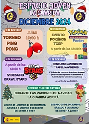 NAVIDAD 2024: LA GUARIDA HORARIO ESPECIAL NAVIDAD