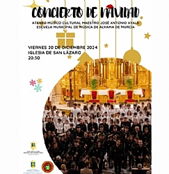 NAVIDAD 2024: CONCIERTO DE NAVIDAD DE LA BANDA TITULAR ATENEO MÚSICO CULTURAL 