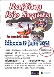 VERANO JOVEN 2021: RAFTING RÍO SEGURA