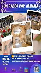 CANCELADA--- VISITA GUIADA: UN PASEO POR ALHAMA