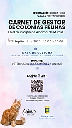 CURSO DE CUIDADOR DE COLONIAS FELINAS