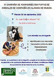 IV CAMPAÑA DE ADOPCIÓN DE ANIMALES DE COMPAÑÍA