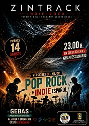FIESTAS DE GEBAS 2026: VERSIONES DE MÚSICA POP ROCK E INDIE POR ZINTRACK