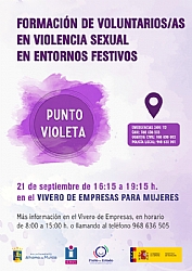 III CURSO DE FORMACION DE VOLUNTARIOS EN VIOLENCIA SEXUAL EN ENTORNOS FESTIVOS