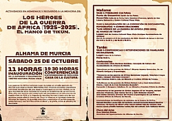 Homenaje a los héroes de la guerra de África (1925-2025): Itinerario cultural