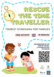 CANCELADA- GYMKANA TURISTICA FAMILIAR (EN INGLÉS): RESCUE THE TIME TRAVELLER